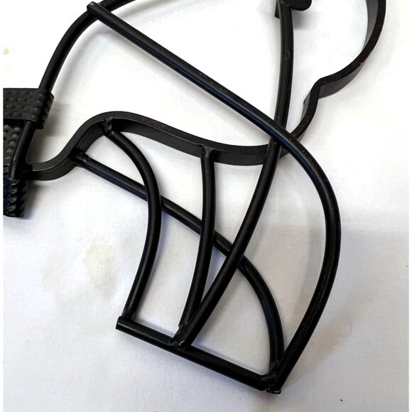 Metal Wall Art Abstract Football Helmet Design Home Decor - Picture 3 of 4